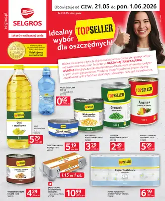 Selgros - gazetka promocyjna Katalog Topseller od czwartku 21.05 do poniedziałku 01.06