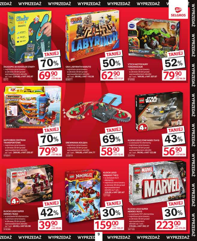 Selgros - gazetka promocyjna Katalog Wyprzedaż od czwartku 21.05 do poniedziałku 01.06 - strona 9