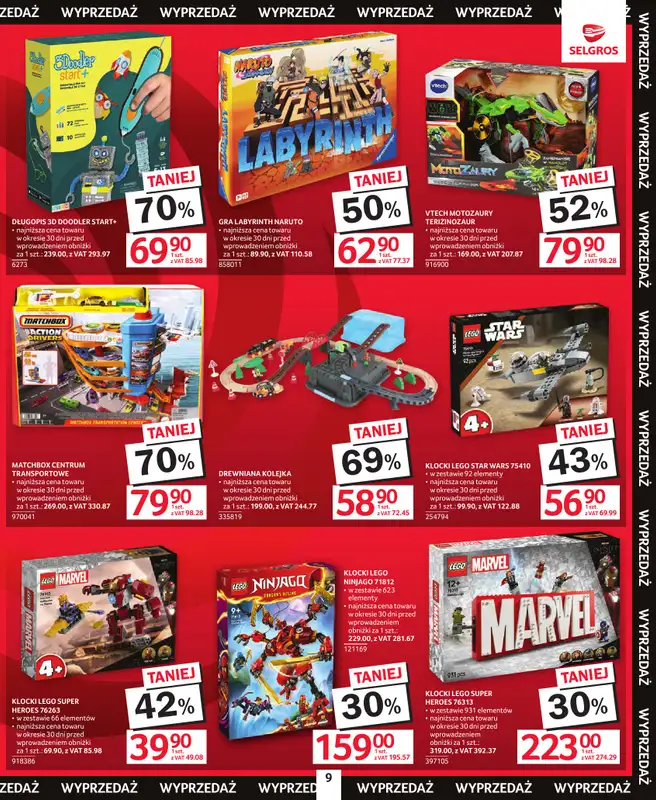 Selgros - gazetka promocyjna Katalog Wyprzedaż od czwartku 21.05 do poniedziałku 01.06 - strona 9