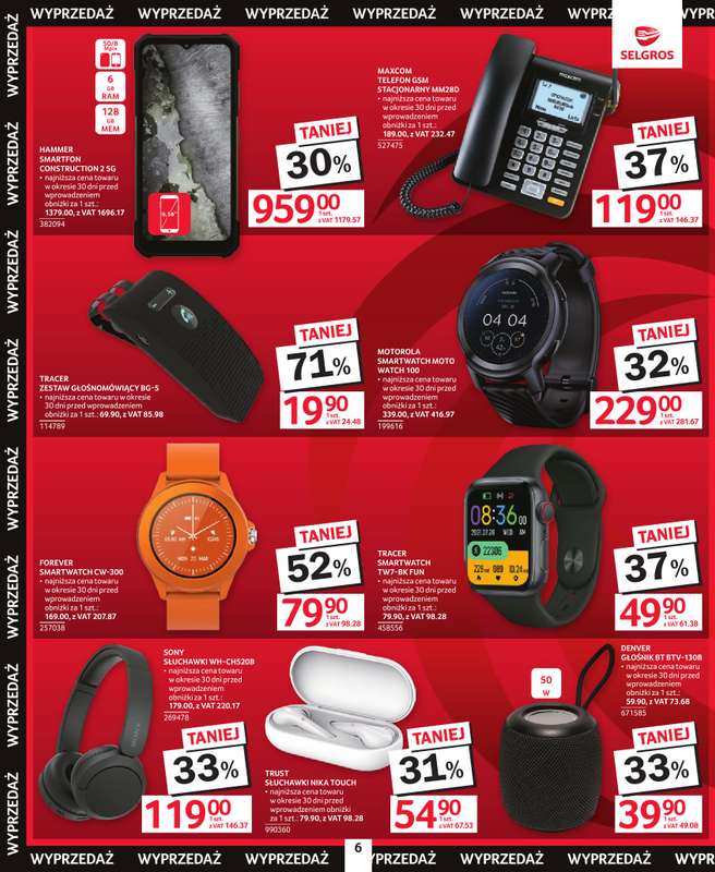 Selgros - gazetka promocyjna Katalog Wyprzedaż od czwartku 21.05 do poniedziałku 01.06 - strona 6