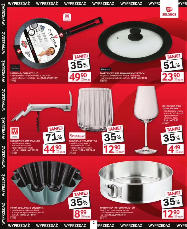 Selgros - gazetka promocyjna Katalog Wyprzedaż od czwartku 21.05 do poniedziałku 01.06 - strona 2
