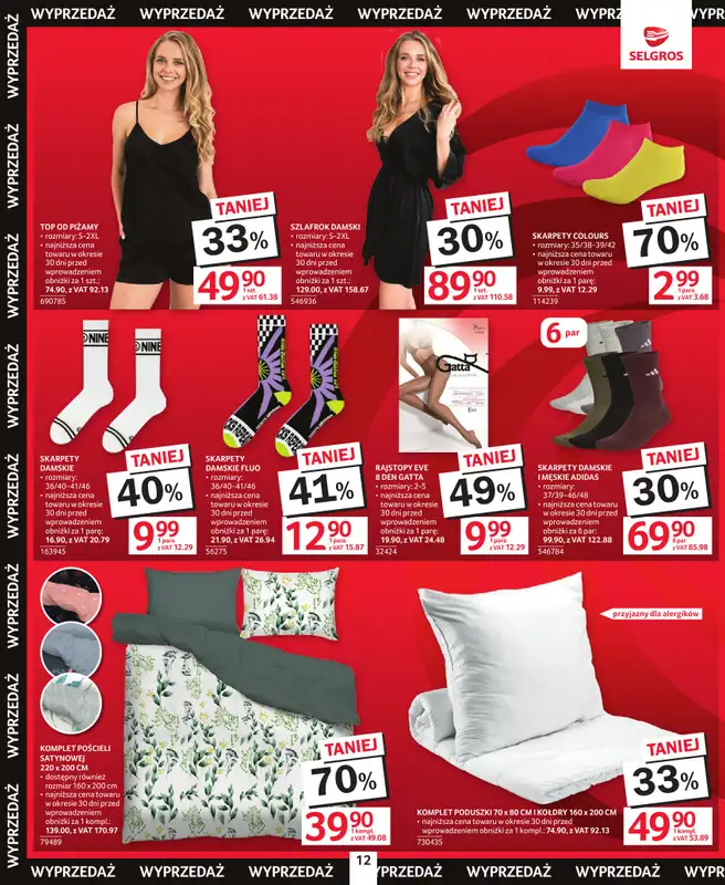 Selgros - gazetka promocyjna Katalog Wyprzedaż od czwartku 21.05 do poniedziałku 01.06 - strona 12