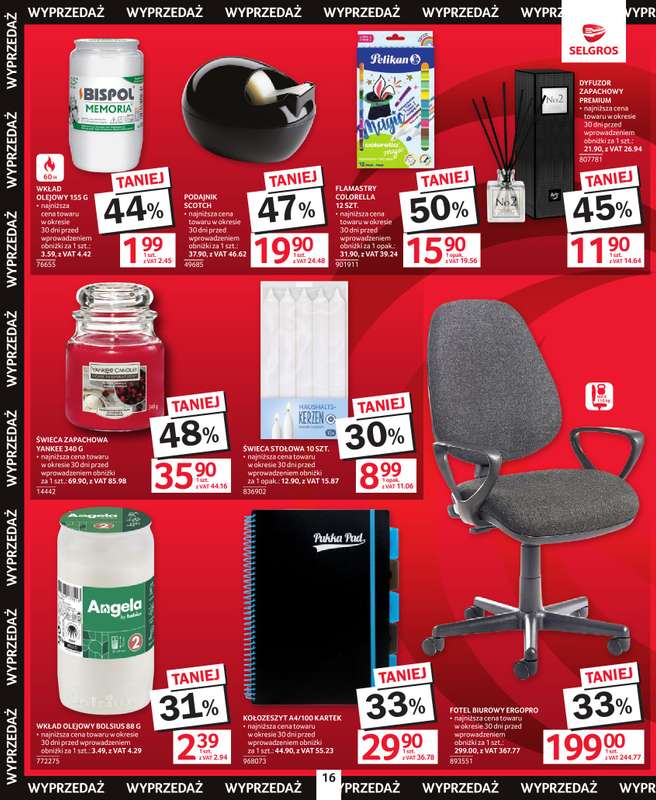 Selgros - gazetka promocyjna Katalog Wyprzedaż od czwartku 21.05 do poniedziałku 01.06 - strona 16