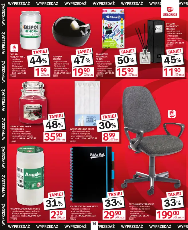 Selgros - gazetka promocyjna Katalog Wyprzedaż od czwartku 21.05 do poniedziałku 01.06 - strona 16