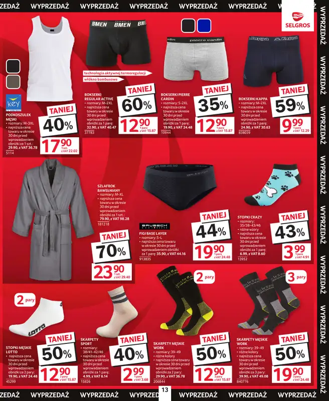 Selgros - gazetka promocyjna Katalog Wyprzedaż od czwartku 21.05 do poniedziałku 01.06 - strona 13