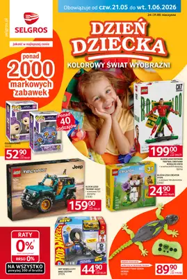 Selgros - gazetka promocyjna Katalog Dzień Dziecka od czwartku 21.05 do poniedziałku 01.06
