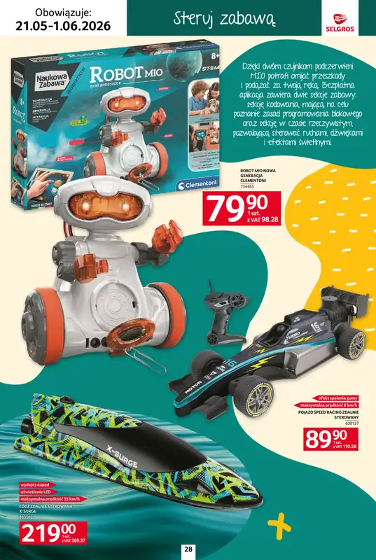 Selgros - gazetka promocyjna Katalog Dzień Dziecka od czwartku 21.05 do poniedziałku 01.06 - strona 28