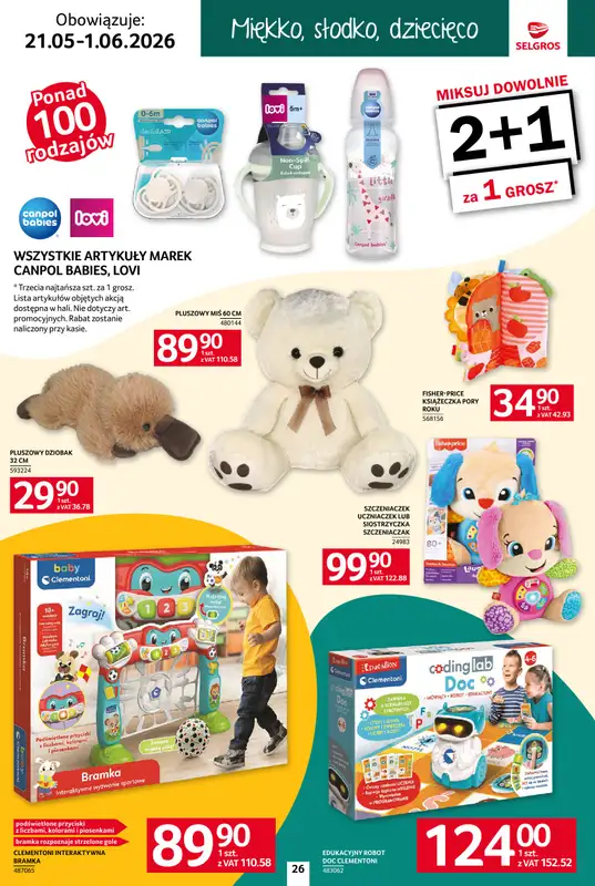 Selgros - gazetka promocyjna Katalog Dzień Dziecka od czwartku 21.05 do poniedziałku 01.06 - strona 26