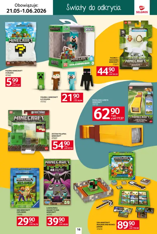 Selgros - gazetka promocyjna Katalog Dzień Dziecka od czwartku 21.05 do poniedziałku 01.06 - strona 16