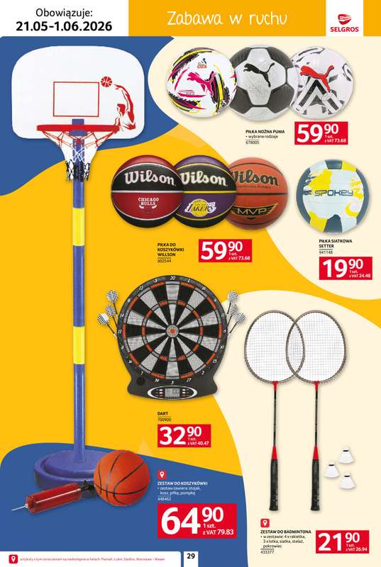 Selgros - gazetka promocyjna Katalog Dzień Dziecka od czwartku 21.05 do poniedziałku 01.06 - strona 29