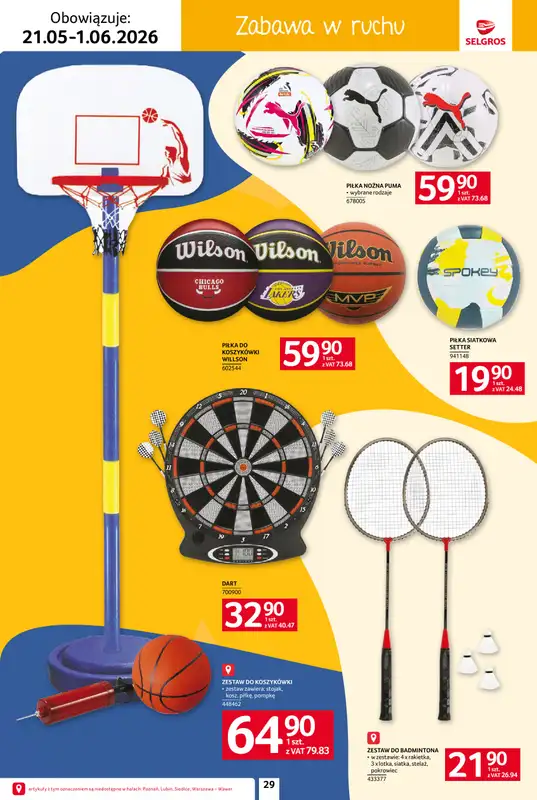 Selgros - gazetka promocyjna Katalog Dzień Dziecka od czwartku 21.05 do poniedziałku 01.06 - strona 29