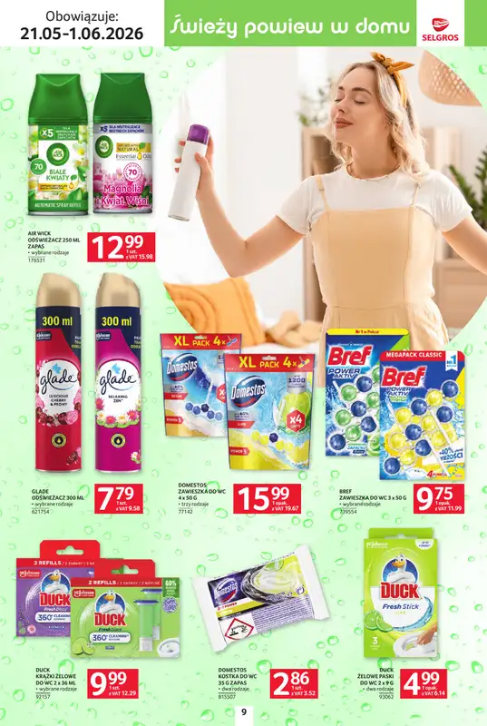 Selgros - gazetka promocyjna Katalog Sprzątanie od czwartku 21.05 do poniedziałku 01.06 - strona 9