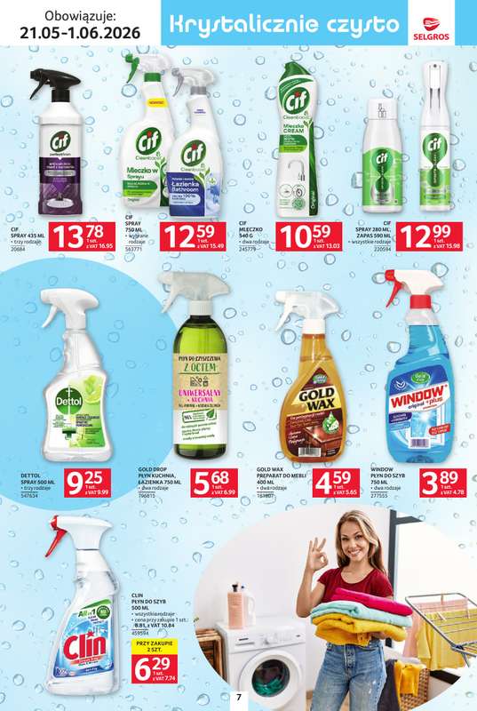 Selgros - gazetka promocyjna Katalog Sprzątanie od czwartku 21.05 do poniedziałku 01.06 - strona 7