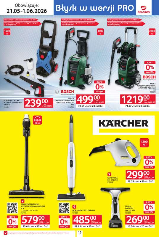 Selgros - gazetka promocyjna Katalog Sprzątanie od czwartku 21.05 do poniedziałku 01.06 - strona 16