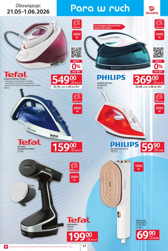 Selgros - gazetka promocyjna Katalog Sprzątanie od czwartku 21.05 do poniedziałku 01.06 - strona 17