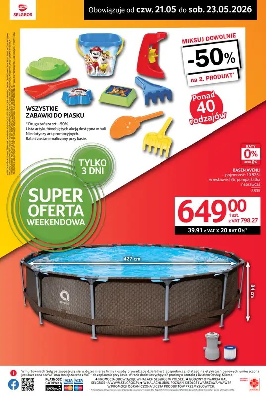Selgros - gazetka promocyjna Oferta weekendowa od czwartku 21.05 do soboty 23.05 - strona 2