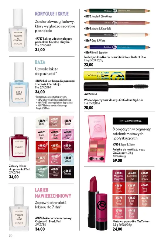 Oriflame - gazetka promocyjna Katalog 9/2026 od środy 17.06 do wtorku 07.07 - strona 70