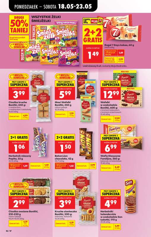 Biedronka - gazetka promocyjna Od poniedziałku od poniedziałku 18.05 do soboty 23.05 - strona 58