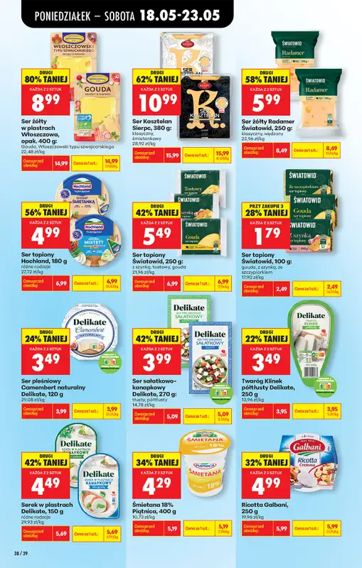 Biedronka - gazetka promocyjna Od poniedziałku, Z ladą tradycyjną od poniedziałku 18.05 do soboty 23.05 - strona 46