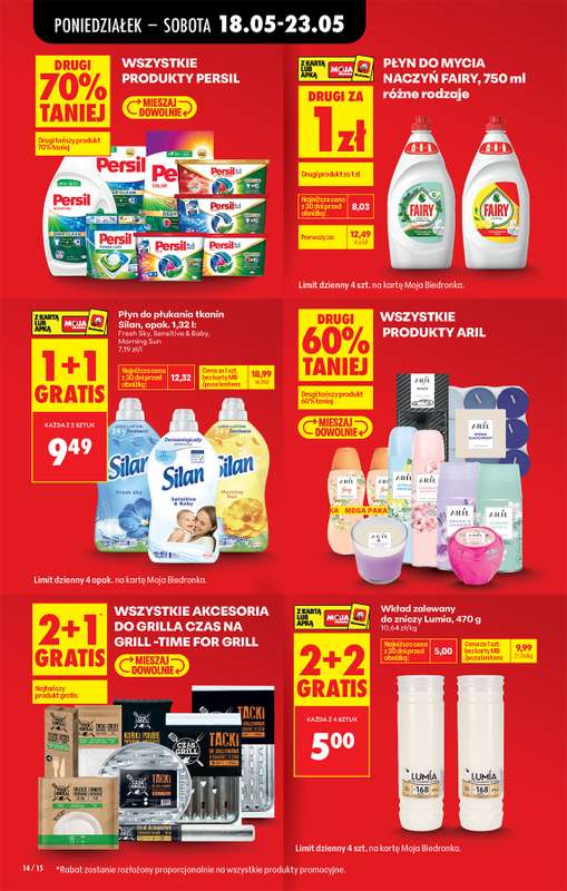 Biedronka - gazetka promocyjna Od poniedziałku, Z ladą tradycyjną od poniedziałku 18.05 do soboty 23.05 - strona 16