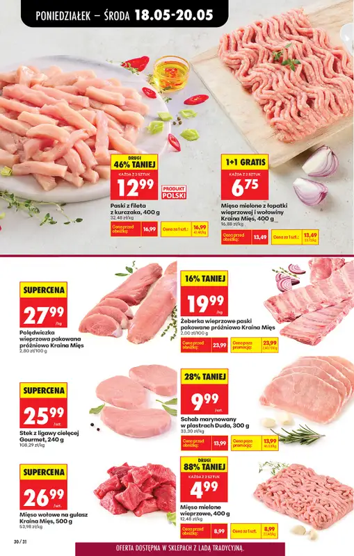 Biedronka - gazetka promocyjna Od poniedziałku, Z ladą tradycyjną od poniedziałku 18.05 do soboty 23.05 - strona 34
