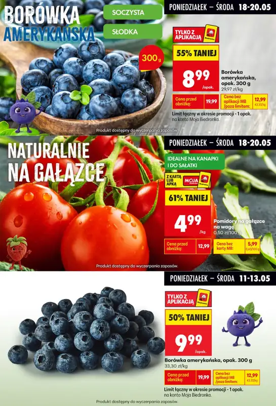 Biedronka - gazetka promocyjna Biedronkowe oszczędności od poniedziałku 18.05 do środy 20.05 - strona 4
