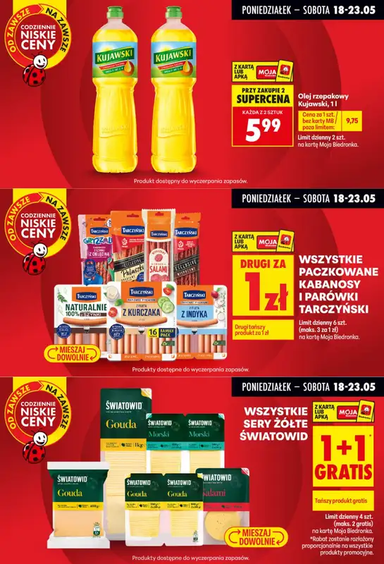 Biedronka - gazetka promocyjna Biedronkowe oszczędności od poniedziałku 18.05 do środy 20.05 - strona 7