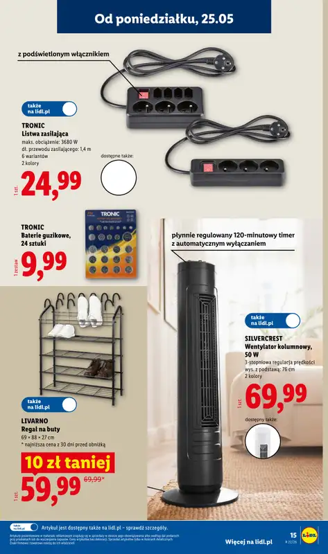 Lidl - gazetka promocyjna Katalog od poniedziałku 25.05 do soboty 30.05 - strona 19
