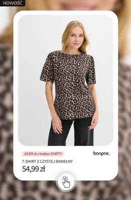 bonprix - gazetka promocyjna -20% na wybrane koszulki, bluzki, topy i tuniki od poniedziałku 18.05 do środy 20.05 - strona 4