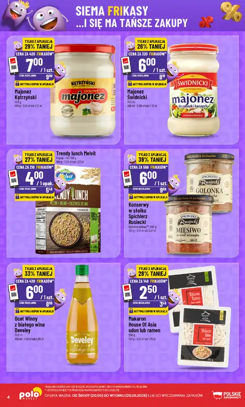 POLOmarket - gazetka promocyjna Frikasowy Katalog od środy 20.05 do wtorku 26.05 - strona 4