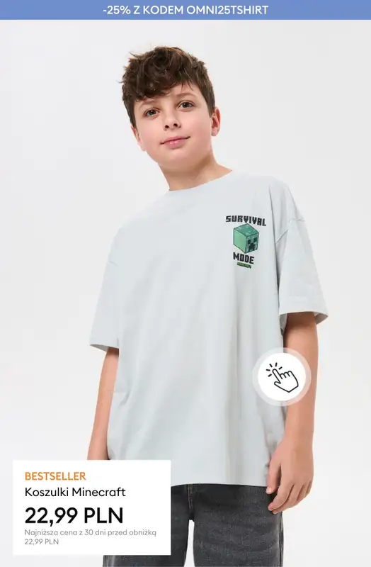 Sinsay - gazetka promocyjna -25% na T-SHIRTY dziecięce przy zakupie 2 produktów od poniedziałku 18.05 do niedzieli 24.05 - strona 8