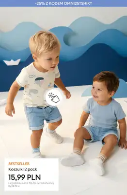 Sinsay - gazetka promocyjna -25% na T-SHIRTY dziecięce przy zakupie 2 produktów od poniedziałku 18.05 do niedzieli 24.05 - strona 5