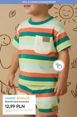 Sinsay - gazetka promocyjna -25% na T-SHIRTY dziecięce przy zakupie 2 produktów od poniedziałku 18.05 do niedzieli 24.05 - strona 17