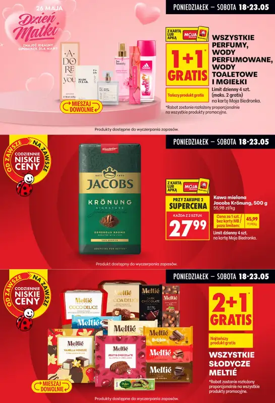 Biedronka - gazetka promocyjna Biedronkowe oszczędności od poniedziałku 18.05 do środy 20.05 - strona 6