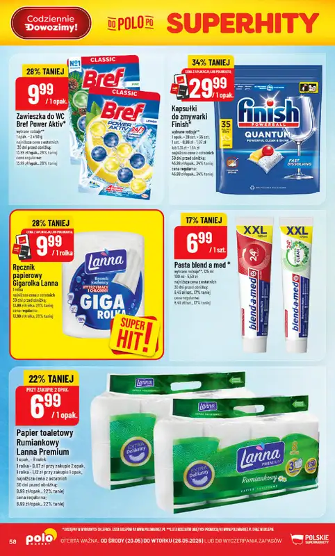 POLOmarket - gazetka promocyjna Gazetka od środy 20.05 do wtorku 26.05 - strona 58