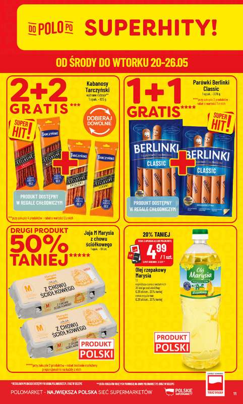 POLOmarket - gazetka promocyjna Gazetka od środy 20.05 do wtorku 26.05 - strona 11
