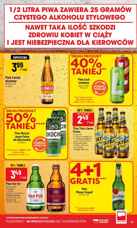 POLOmarket - gazetka promocyjna Gazetka od środy 20.05 do wtorku 26.05 - strona 53