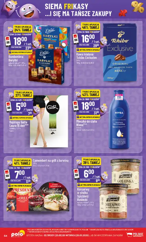 POLOmarket - gazetka promocyjna Gazetka od środy 20.05 do wtorku 26.05 - strona 64