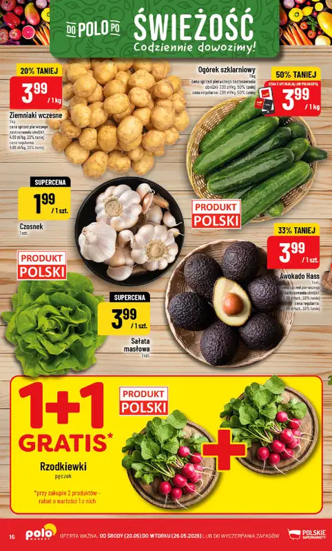 POLOmarket - gazetka promocyjna Gazetka od środy 20.05 do wtorku 26.05 - strona 16