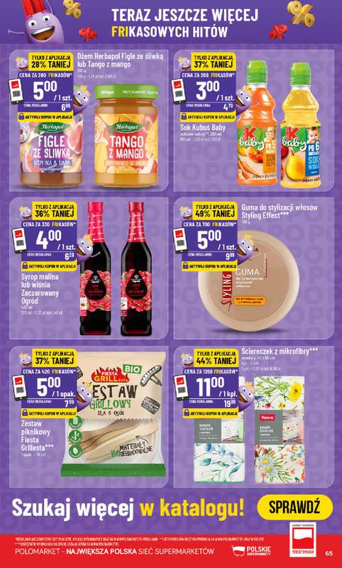 POLOmarket - gazetka promocyjna Gazetka od środy 20.05 do wtorku 26.05 - strona 65