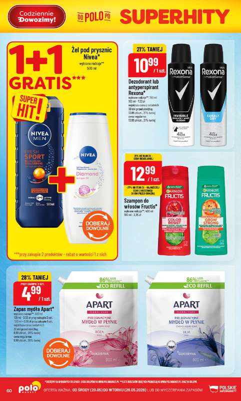 POLOmarket - gazetka promocyjna Gazetka od środy 20.05 do wtorku 26.05 - strona 60