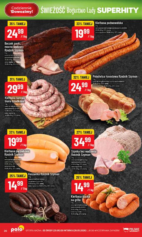 POLOmarket - gazetka promocyjna Gazetka od środy 20.05 do wtorku 26.05 - strona 20