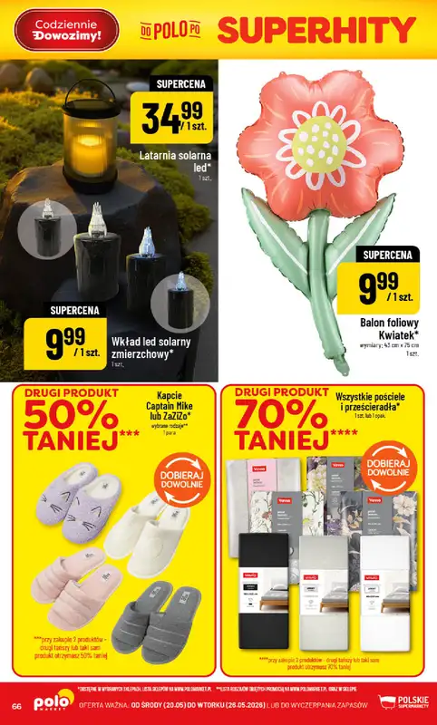 POLOmarket - gazetka promocyjna Gazetka od środy 20.05 do wtorku 26.05 - strona 66