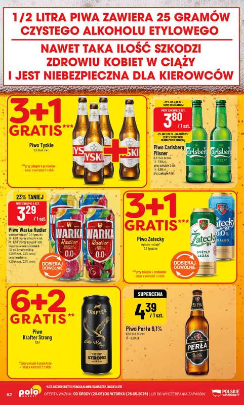 POLOmarket - gazetka promocyjna Gazetka od środy 20.05 do wtorku 26.05 - strona 52
