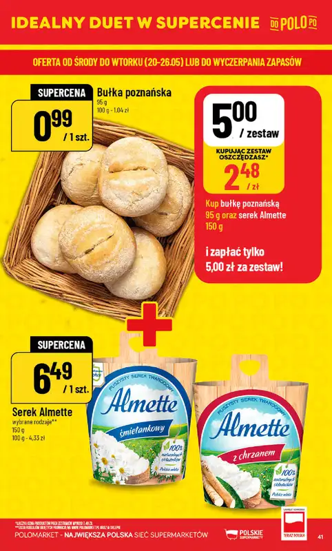 POLOmarket - gazetka promocyjna Gazetka od środy 20.05 do wtorku 26.05 - strona 41