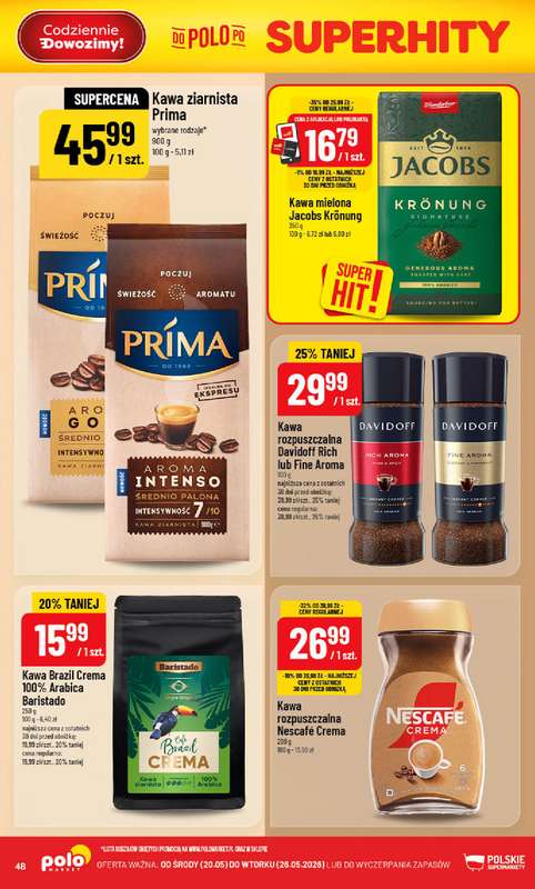 POLOmarket - gazetka promocyjna Gazetka od środy 20.05 do wtorku 26.05 - strona 48