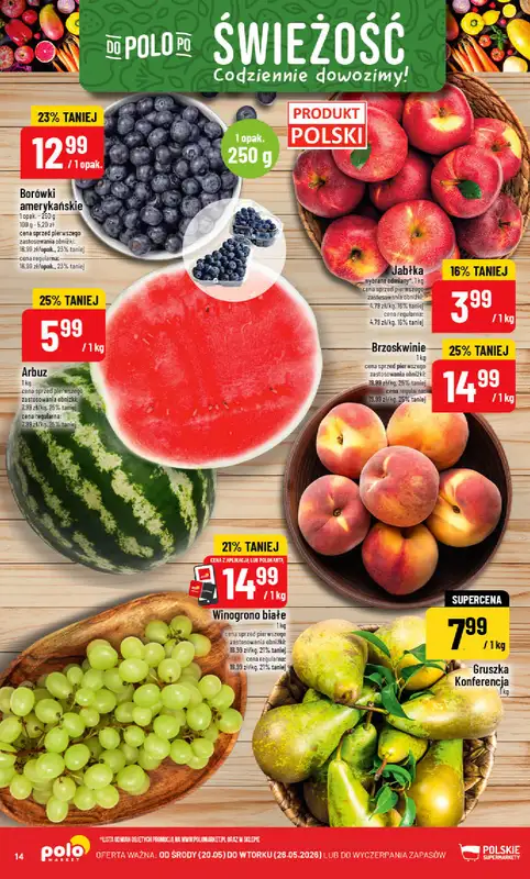 POLOmarket - gazetka promocyjna Gazetka od środy 20.05 do wtorku 26.05 - strona 14