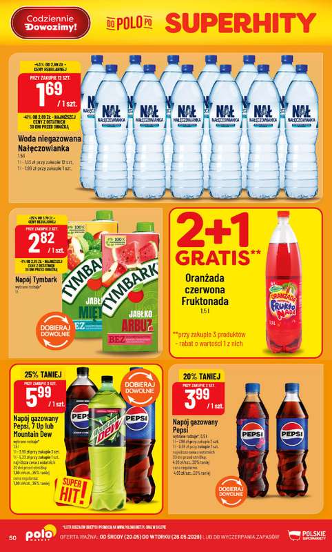 POLOmarket - gazetka promocyjna Gazetka od środy 20.05 do wtorku 26.05 - strona 50