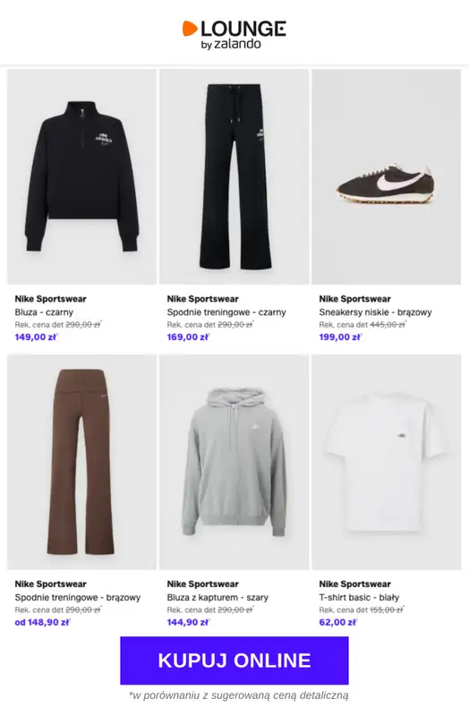 Lounge by Zalando - gazetka promocyjna Specjalne okazje: Nike Sportswear od poniedziałku 18.05 do czwartku 21.05 - strona 3