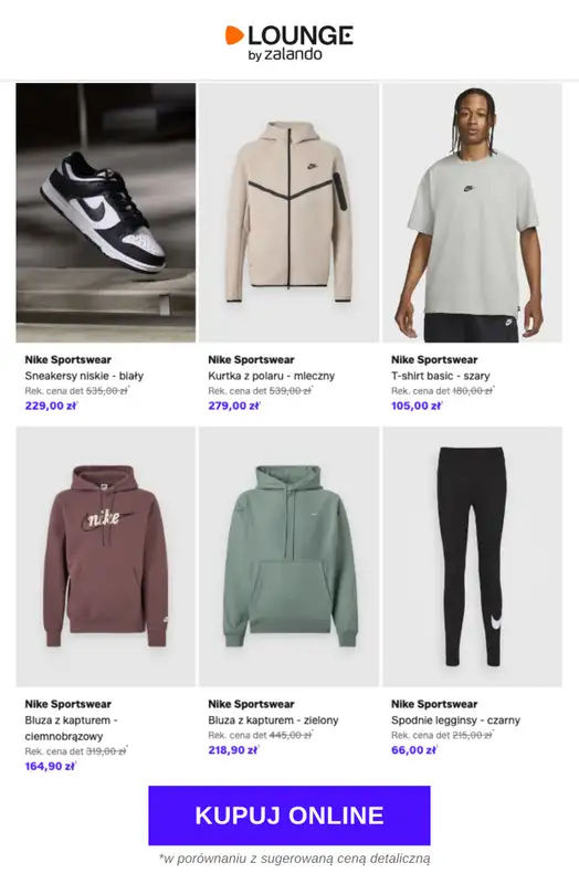 Lounge by Zalando - gazetka promocyjna Specjalne okazje: Nike Sportswear od poniedziałku 18.05 do czwartku 21.05 - strona 2